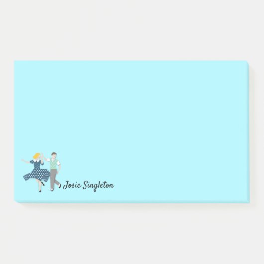 Swing Dance Couple Post-it® Notes (Voorkant)