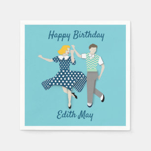 Swing Dance Couple Servet