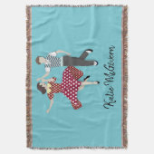 Swing Dance Deken (Voorkant Verticaal)