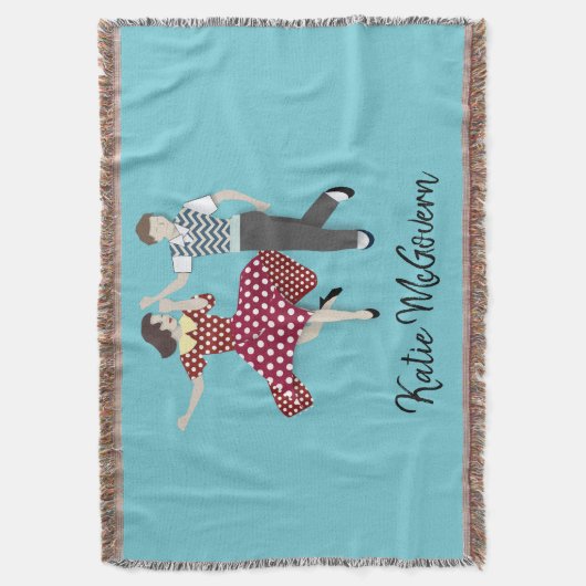 Swing Dance Deken (Voorkant Verticaal)