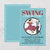Swing Dance Kaart (Voorkant / Achterkant)