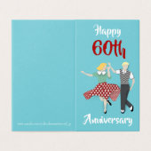 Swing Dance Kaart (Buitenkant ongevouwen)