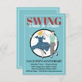 Swing Dance Kaart (Voorkant / Achterkant)