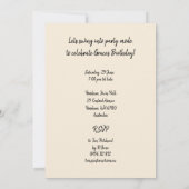 Swing Dance Kaart (Achterkant)