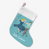 Swing Dance Kleine Kerstsok (Voorkant (Hangend))