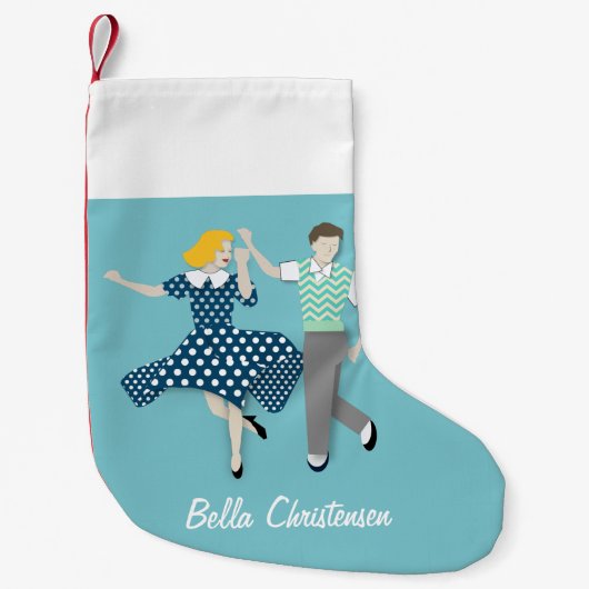 Swing Dance Kleine Kerstsok (Voorkant)