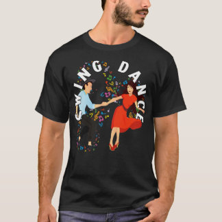 Swing Dance Musical Notes T-shirt