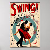 Swing Dance Night Poster (Voorkant)