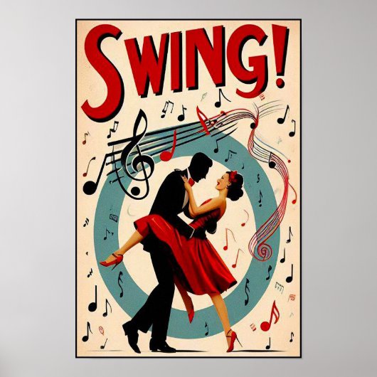  Swing Dance Night Poster (Voorkant)
