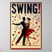  Swing Dance Night Poster (Voorkant)