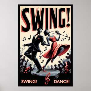  Swing Dance Night Poster
