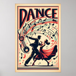 Swing Dance Night Poster