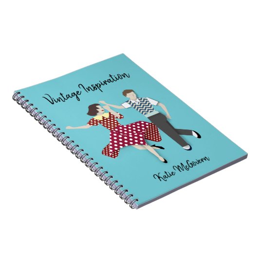 Swing Dance Notitieboek (Rechterzijde)