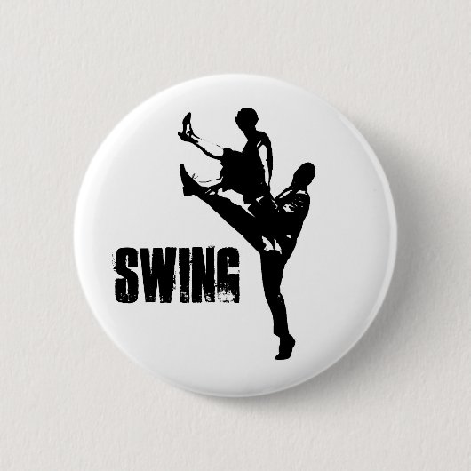 Swing Dance Ronde Button 5,7 Cm (Voorkant)