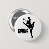 Swing Dance Ronde Button 5,7 Cm (Voorkant /achterkant)