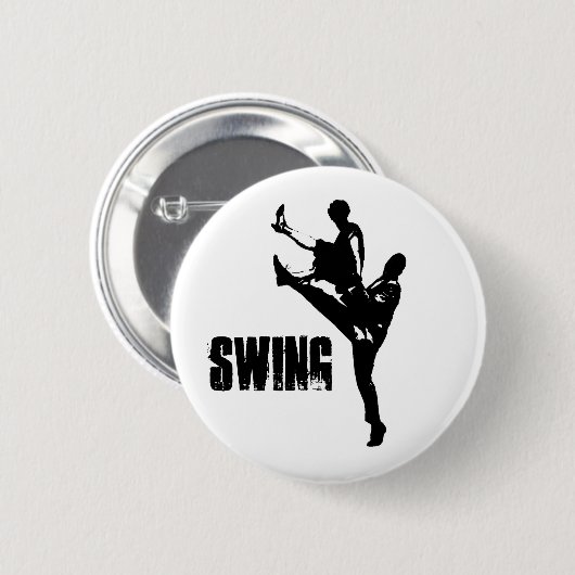 Swing Dance Ronde Button 5,7 Cm (Voorkant /achterkant)