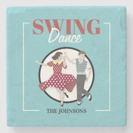 Swing Dance Stenen Onderzetter