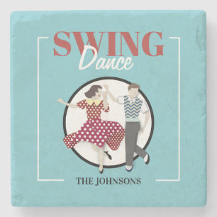 Swing Dance Stenen Onderzetter