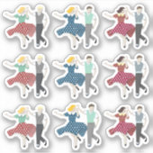 Swing Dance Sticker (Voorkant)