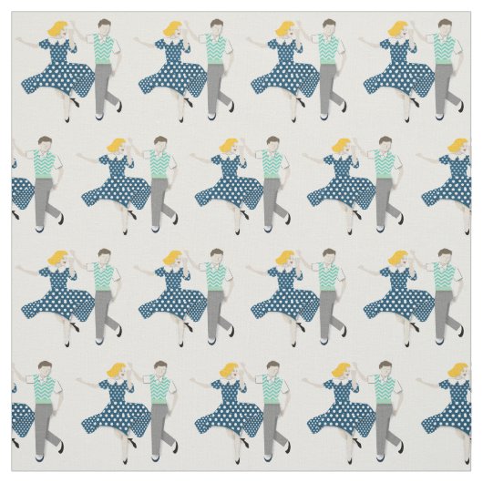 Swing Dance Stof (Swatch)