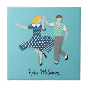 Swing Dance Tegeltje