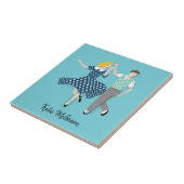 Swing Dance Tegeltje (Zijkant)