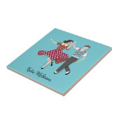 Swing Dance Tegeltje (Zijkant)