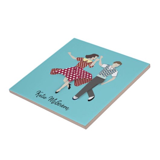 Swing Dance Tegeltje (Zijkant)
