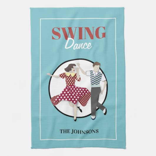 Swing Dance Theedoek (Verticaal)