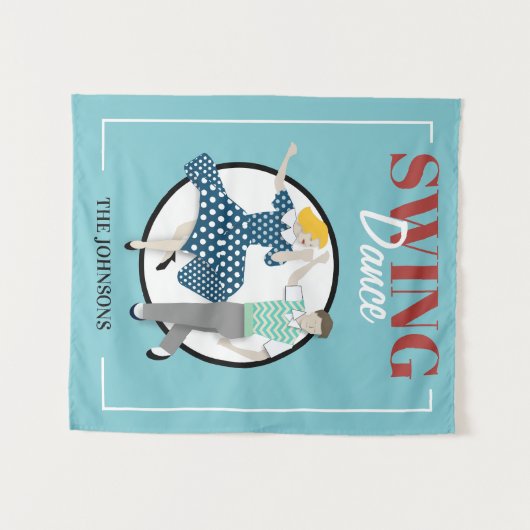 Swing Dance Wandkleed (Voorkant (horizontaal))