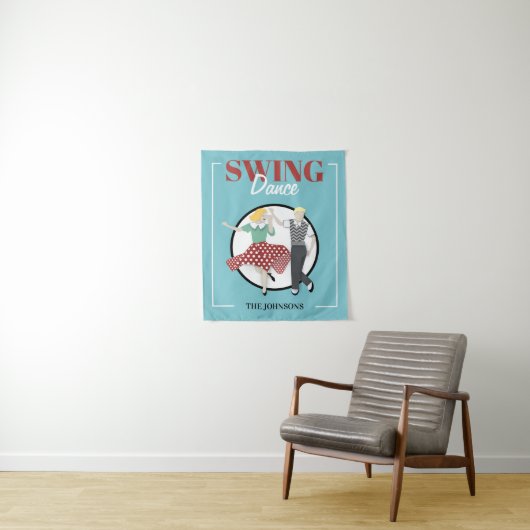 Swing Dance Wandkleed (In situ)