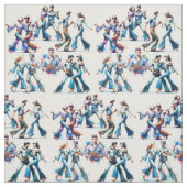 Swing Dance Wedstrijd met de rechter Stof (Swatch)