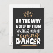 Swing Dancer is de Ultimate in Appeal. Leuk cadeau Briefkaart (Voorkant / Achterkant)