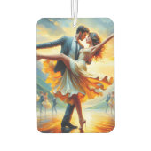 Swing Dancing Retro  Hoge Mode Luchtverfrisser (Achterkant)