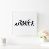 Swing Dancing Vierkante Klok (Huis)