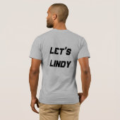 swing dans geek laat linda t-shirt (Achterkant volledig)