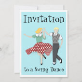Swing Dansen Kaart (Voorkant)
