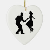 Swing dansen keramisch ornament (Rechts)