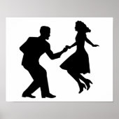 Swing dansen poster (Voorkant)
