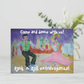 Swing Dansend op zaterdagnacht Kaart (Staand voorkant)