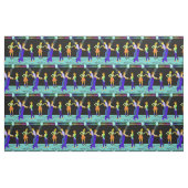 Swing Dansende paren met schijnwerpers 4,5-inch². Stof (Fat Quarter)