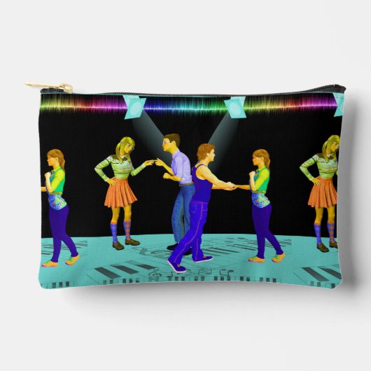 Swing dansers met Spotlights Etui (Voorkant)