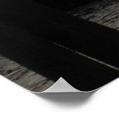 Swing Drawbridge op zonsondergang Poster (Hoek)