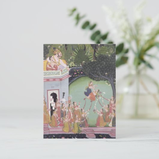 Swing Festival Briefkaart (Staand voorkant)