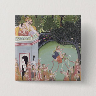 Swing Festival Vierkante Button 5,1 Cm