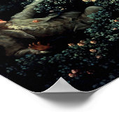 Swing -  Franse Rococo Art van Fragonard Poster (Hoek)