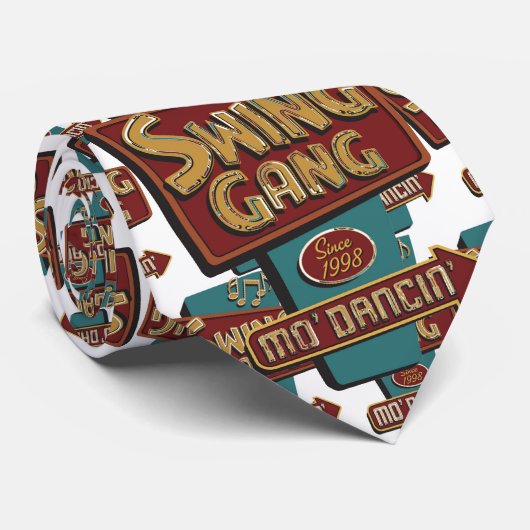 Swing Gang Stropdas (Opgerold)