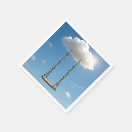 Swing Hanging From a Cumulus Cloud Servet (Hoek)