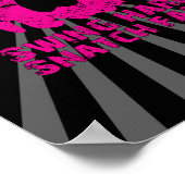 Swing hard Snatch Fast Pink Kettlebell Poster (Hoek)