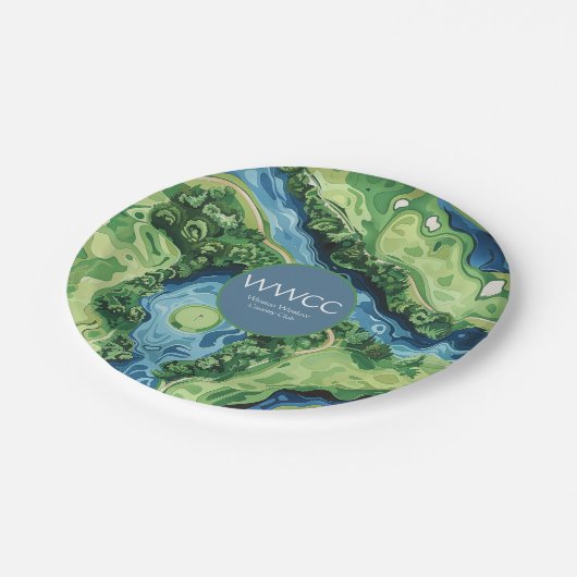 Swing into Fun: Golfbaan Gala Paper Bord (Gekanteld)